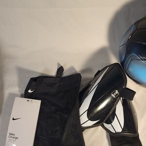 Nike Charge Black and White Shin Guards